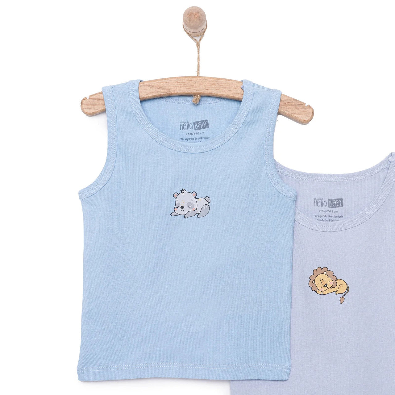HelloBaby 2 Pcs Athlete - Light Blue - Miu Mau Collectibles