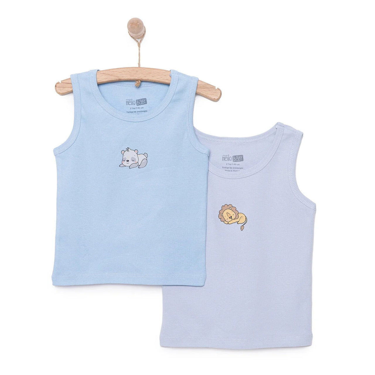 HelloBaby 2 Pcs Athlete - Light Blue - Miu Mau Collectibles