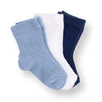 HelloBaby Ankle Socks 3 pcs - Navy Blue - Miu Mau Collectibles
