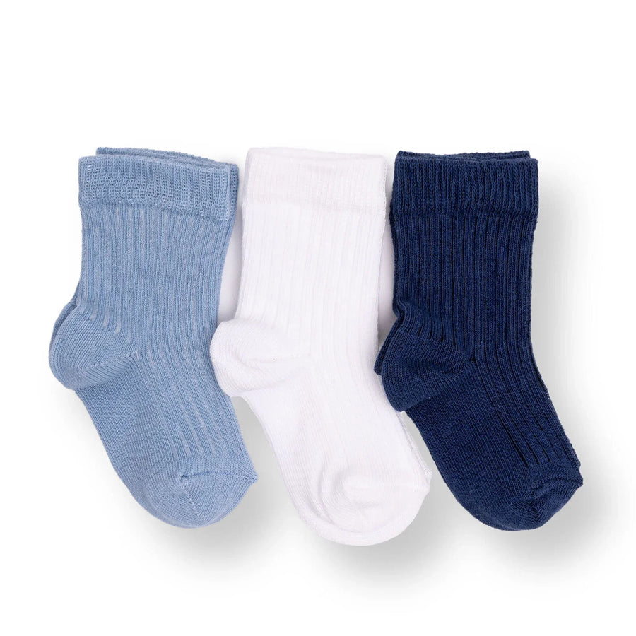 HelloBaby Ankle Socks 3 pcs - Navy Blue - Miu Mau Collectibles
