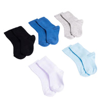 HelloBaby Baby Boy Socks 5 pcs - Blue - Miu Mau Collectibles