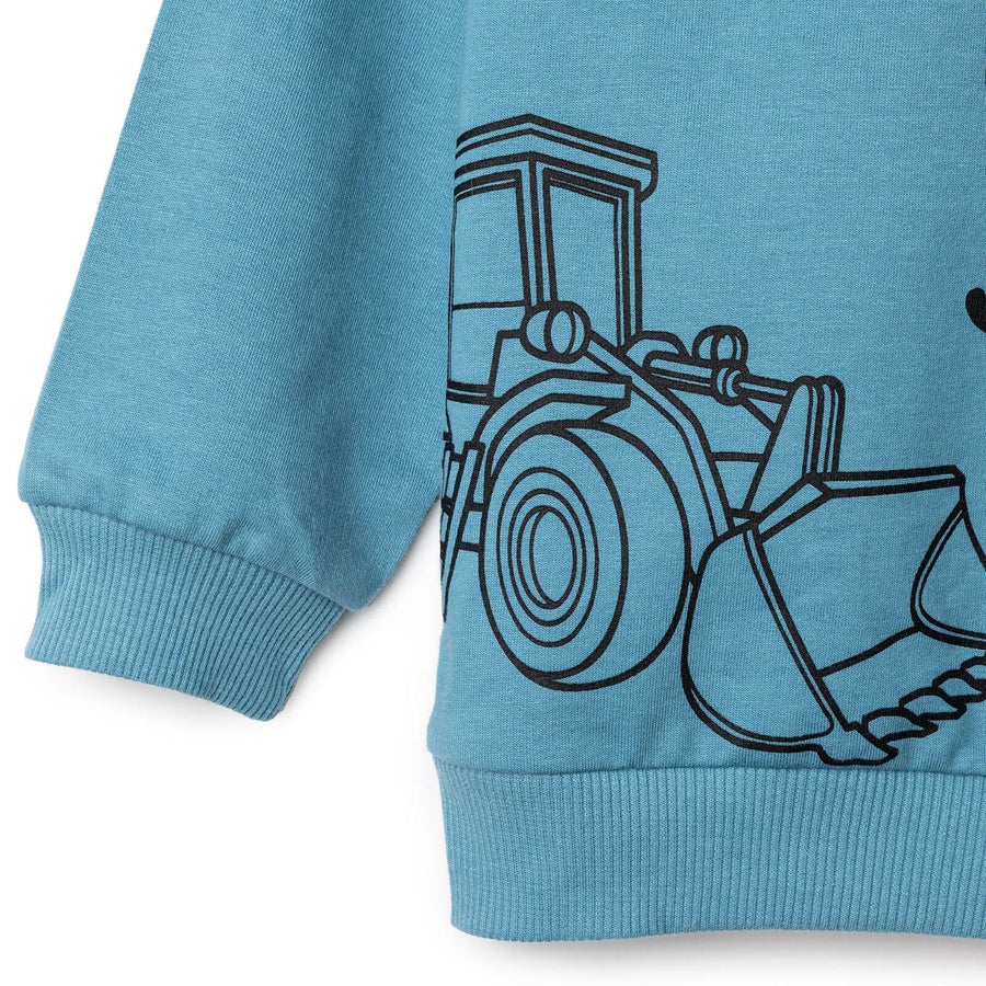 HelloBaby Baby Boy Sweatshirt - Dark Blue - Miu Mau Collectibles