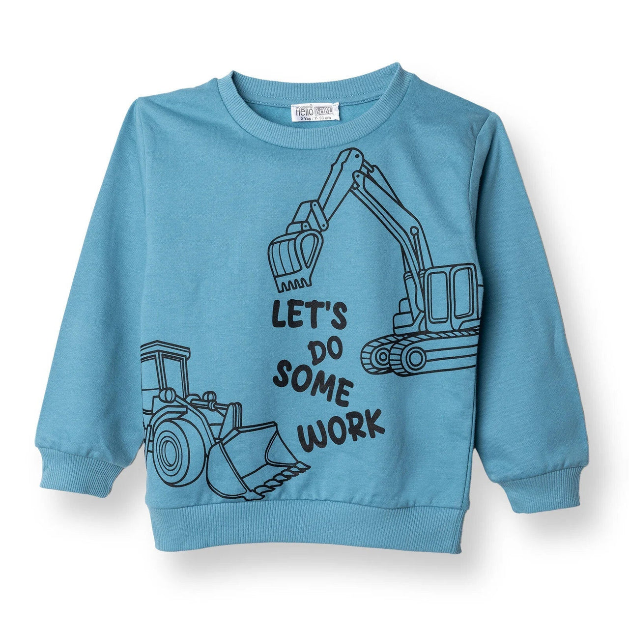 HelloBaby Baby Boy Sweatshirt - Dark Blue - Miu Mau Collectibles