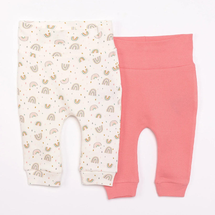 HelloBaby Baby Girl 2pcs Leggings - Light Pink - Miu Mau Collectibles
