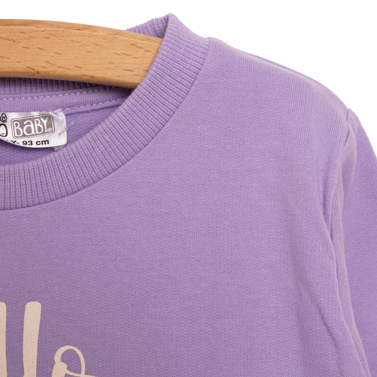 HelloBaby Baby Girl Animal Printed Sweatshirt - Purple - Miu Mau Collectibles