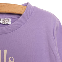 HelloBaby Baby Girl Animal Printed Sweatshirt - Purple - Miu Mau Collectibles