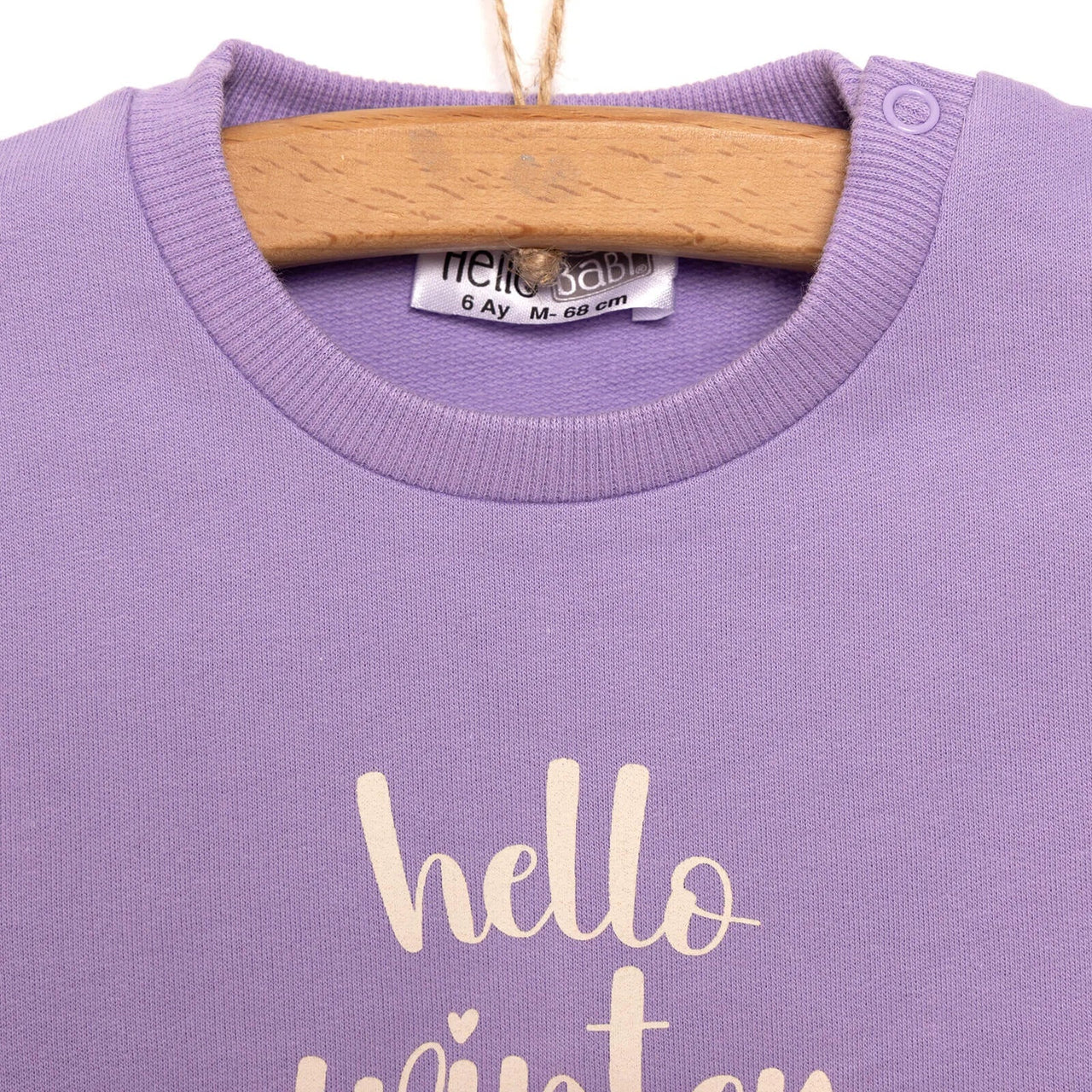 HelloBaby Baby Girl Animal Printed Sweatshirt - Purple - Miu Mau Collectibles