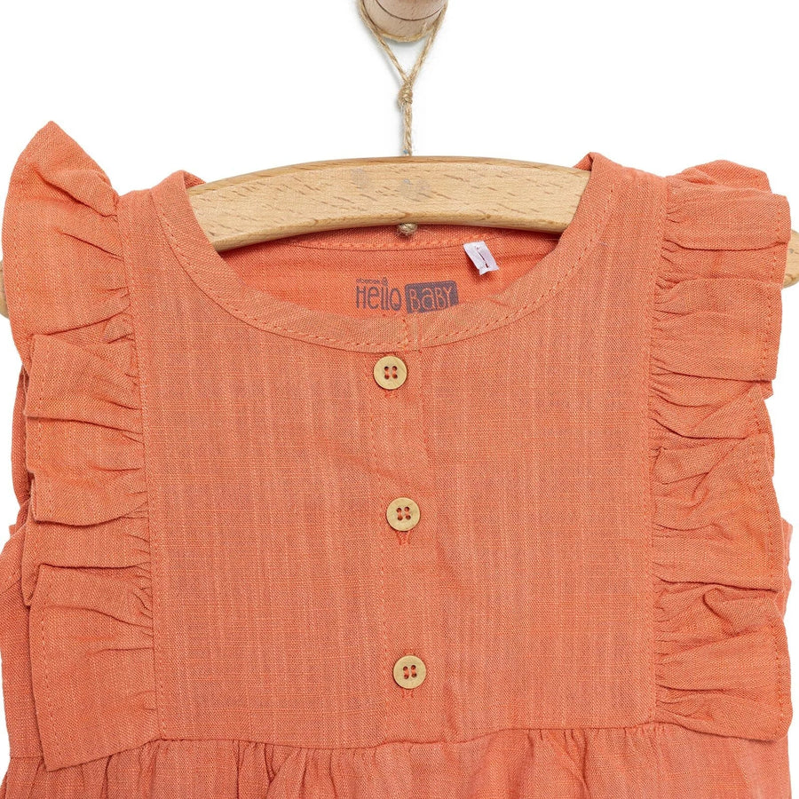 HelloBaby Baby Girl Athlete Bodysuit - Vermilion - Miu Mau Collectibles