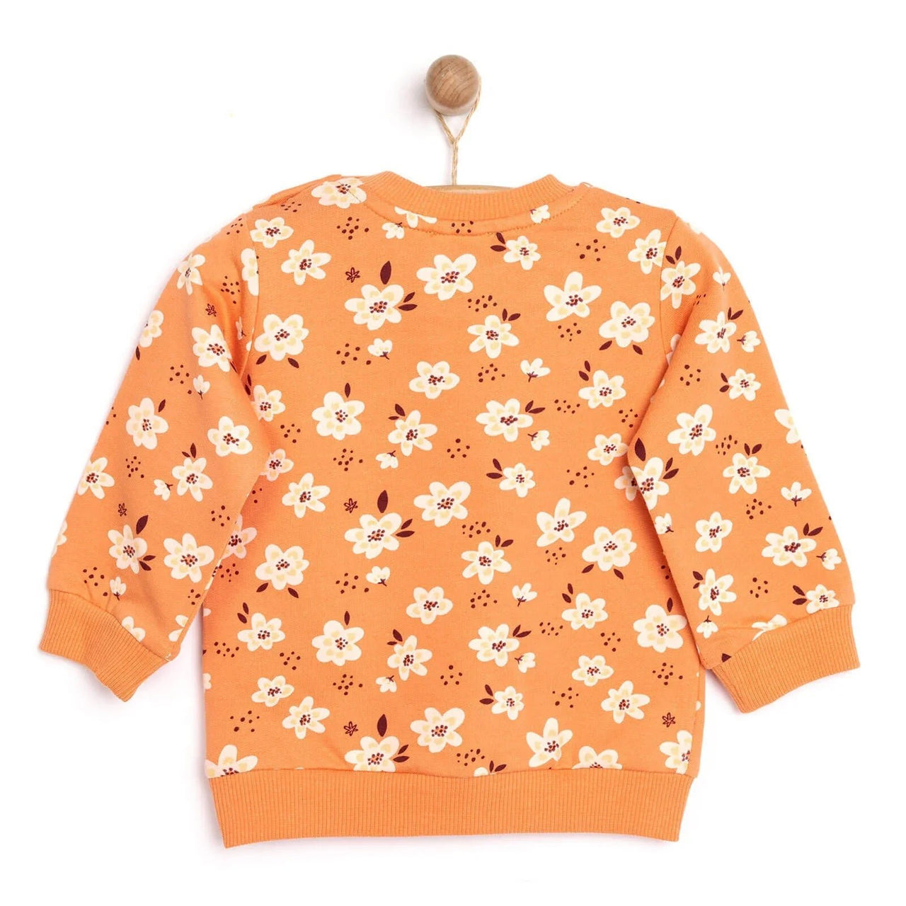 HelloBaby Baby Girl Basic Flower Printed Sweatshirt - Printed - Miu Mau Collectibles