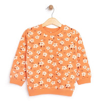 HelloBaby Baby Girl Basic Flower Printed Sweatshirt - Printed - Miu Mau Collectibles
