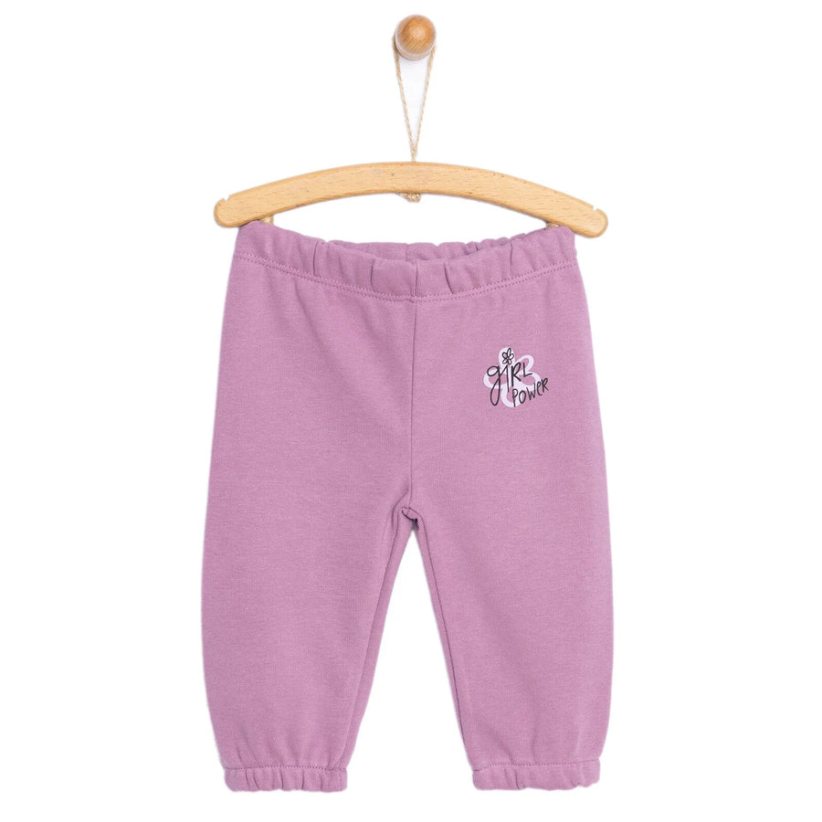 HelloBaby Baby Girl Basic Joggers - Purple - Miu Mau Collectibles