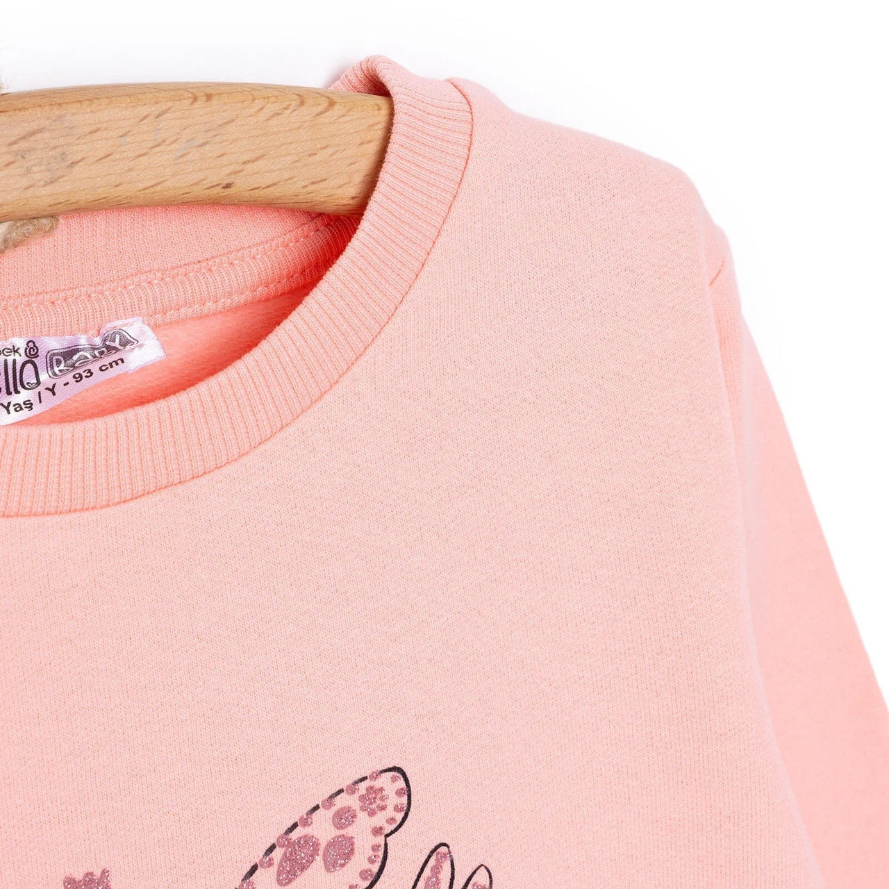 HelloBaby Baby Girl Flower Printed Sweatshirt - Pink - Miu Mau Collectibles