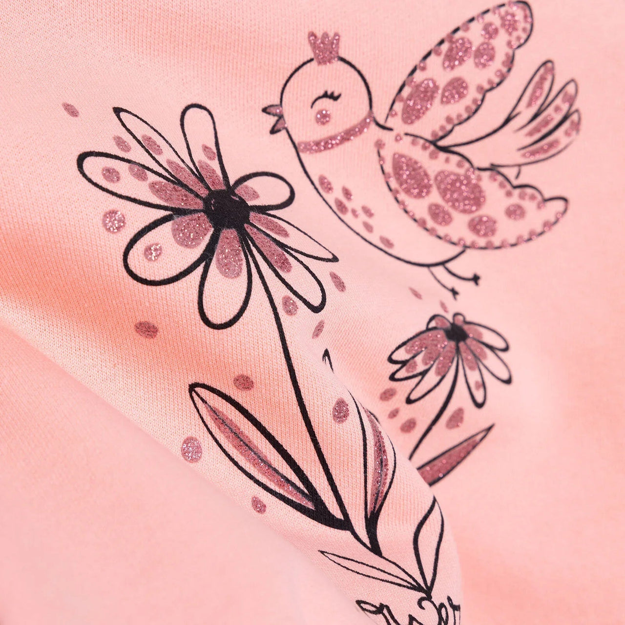 HelloBaby Baby Girl Flower Printed Sweatshirt - Pink - Miu Mau Collectibles