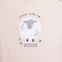 HelloBaby Baby Girl Long Sleeve Bodysuit 2 pcs - Beige - Miu Mau Collectibles