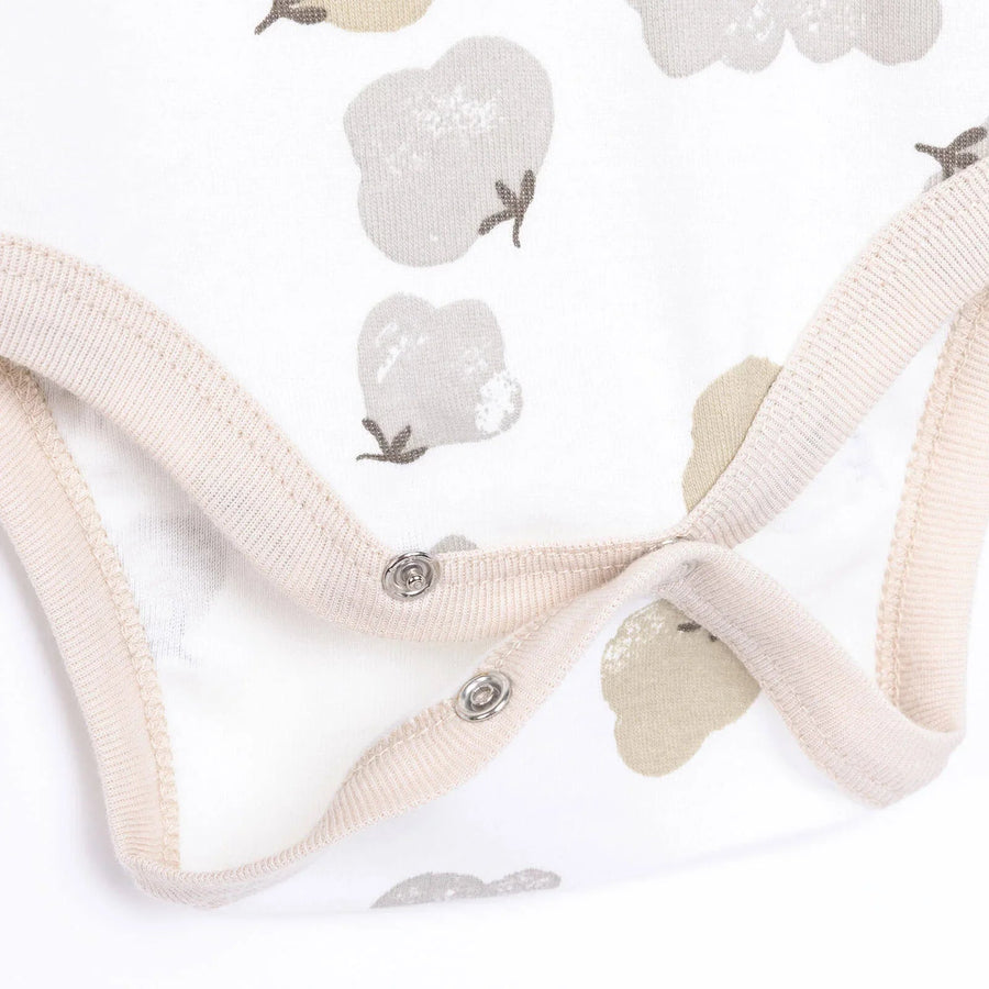 HelloBaby Baby Girl Long Sleeve Bodysuit 2 pcs - Beige - Miu Mau Collectibles