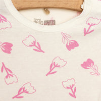 HelloBaby Baby Girl Long Sleeve Bodysuit 2pcs - Pink - Miu Mau Collectibles