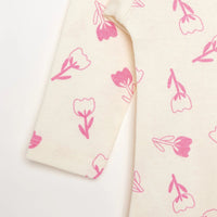 HelloBaby Baby Girl Long Sleeve Bodysuit 2pcs - Pink - Miu Mau Collectibles