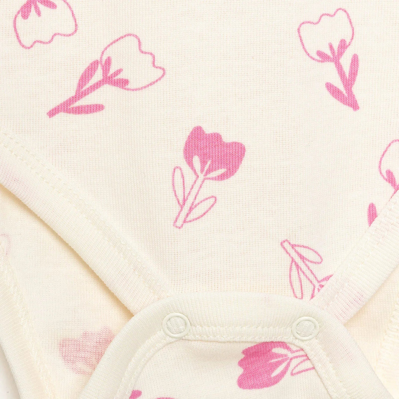 HelloBaby Baby Girl Long Sleeve Bodysuit 2pcs - Pink - Miu Mau Collectibles