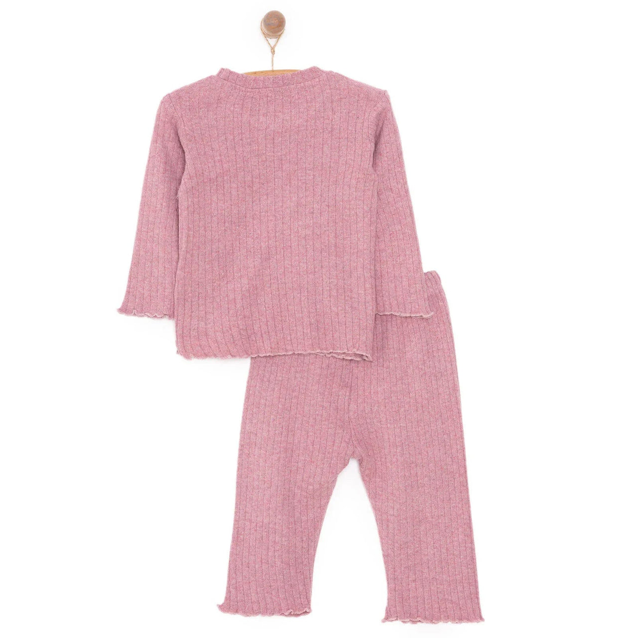 HelloBaby Baby Girl Long Sleeve Pyjamas Set - Light Pink - Miu Mau Collectibles