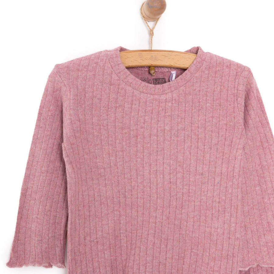 HelloBaby Baby Girl Long Sleeve Pyjamas Set - Light Pink - Miu Mau Collectibles