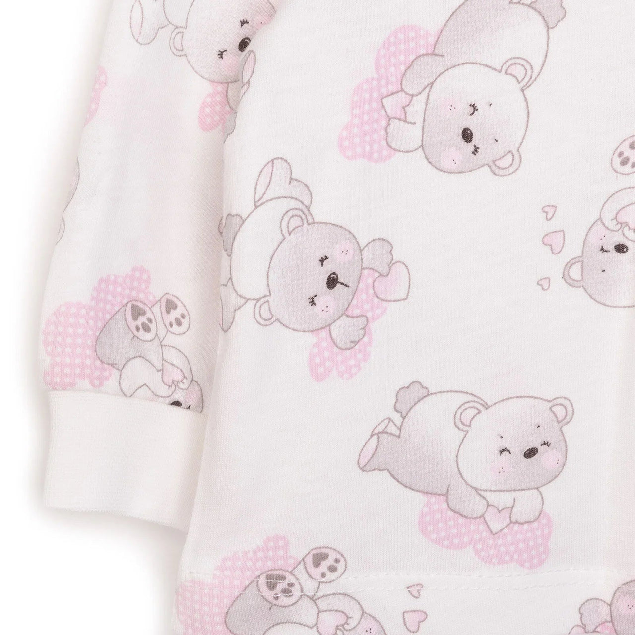 HelloBaby Baby Girl Long Sleeve Pyjamas Set - White - Miu Mau Collectibles