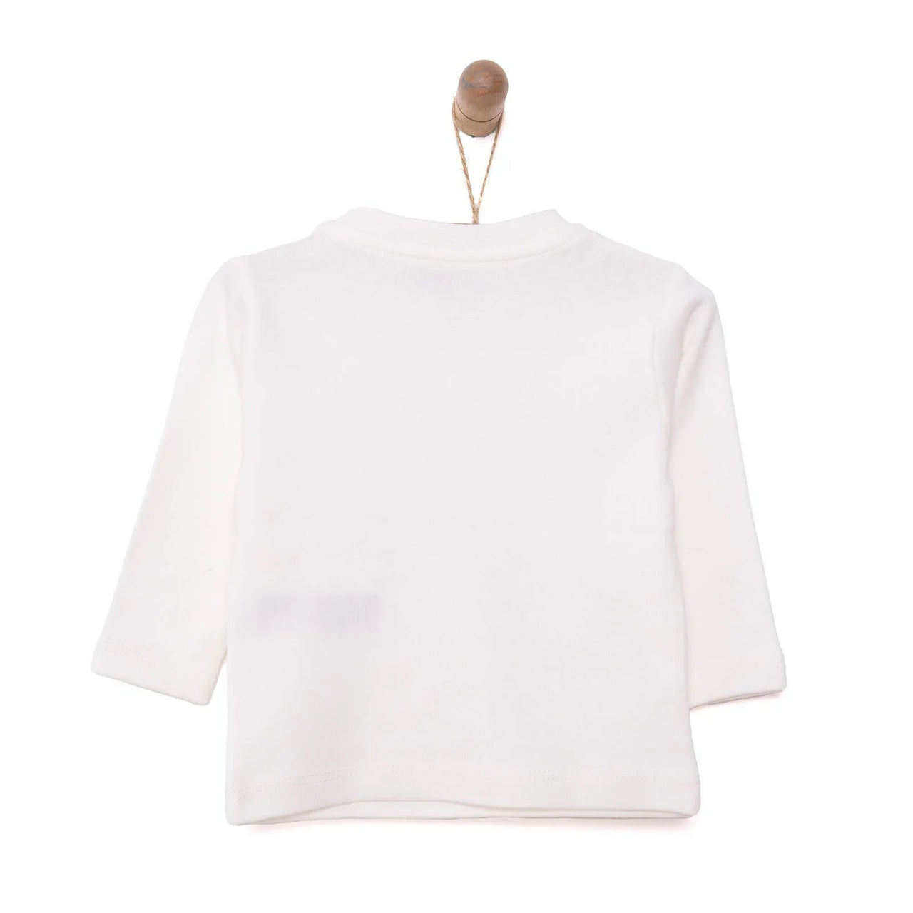 HelloBaby Baby Girl Long Sleeve T-shirt - Ecru - Miu Mau Collectibles