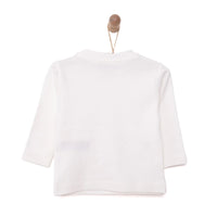 HelloBaby Baby Girl Long Sleeve T-shirt - Ecru - Miu Mau Collectibles