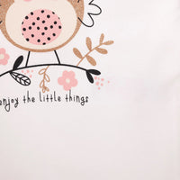 HelloBaby Baby Girl Long Sleeve T-shirt - Ecru - Miu Mau Collectibles