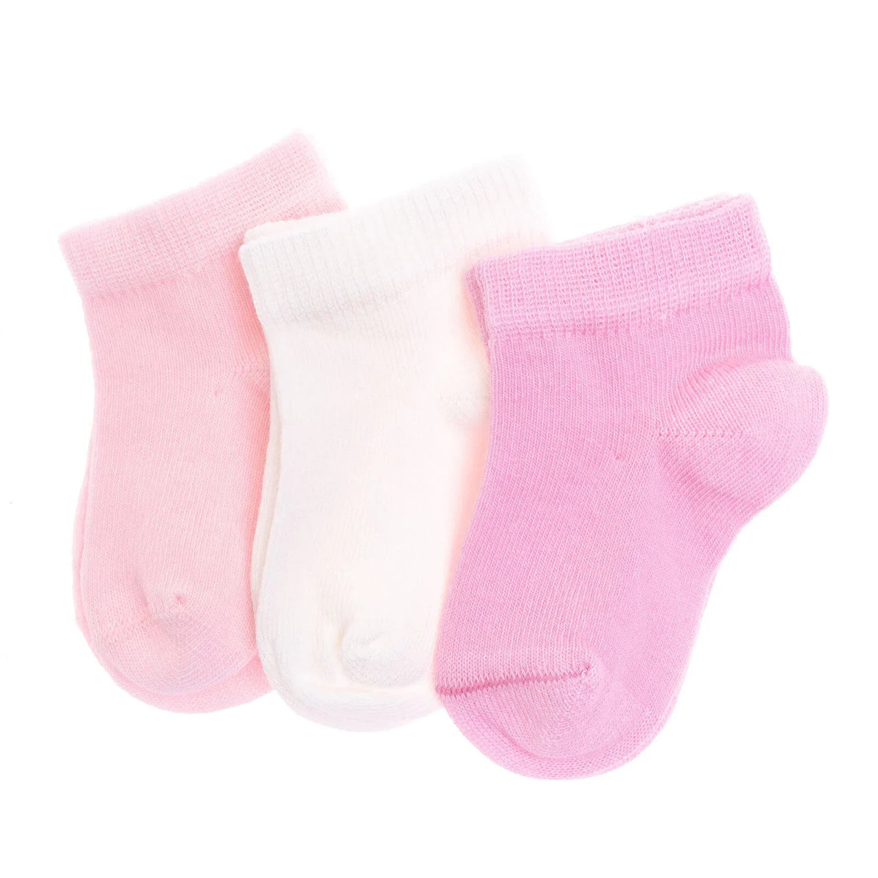 HelloBaby Baby Girl Pack of 3 Socks - Pink - Miu Mau Collectibles