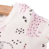 HelloBaby Baby Girl Short Sleeve Body - Ecru - Miu Mau Baby & Kids Store