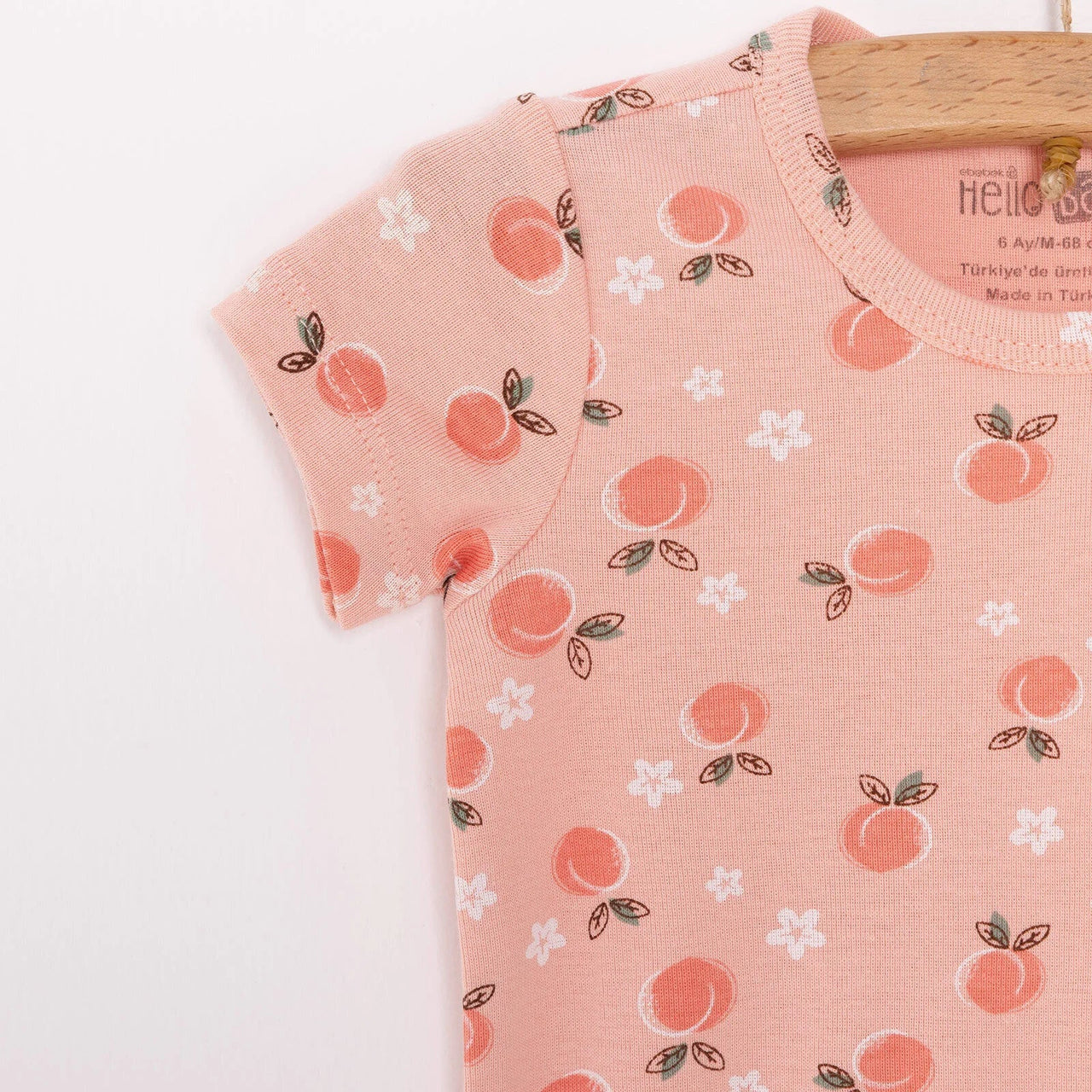 HelloBaby Baby Girl Short Sleeve Bodysuit 2 pcs - Pink - Miu Mau Collectibles