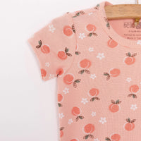 HelloBaby Baby Girl Short Sleeve Bodysuit 2 pcs - Pink - Miu Mau Collectibles