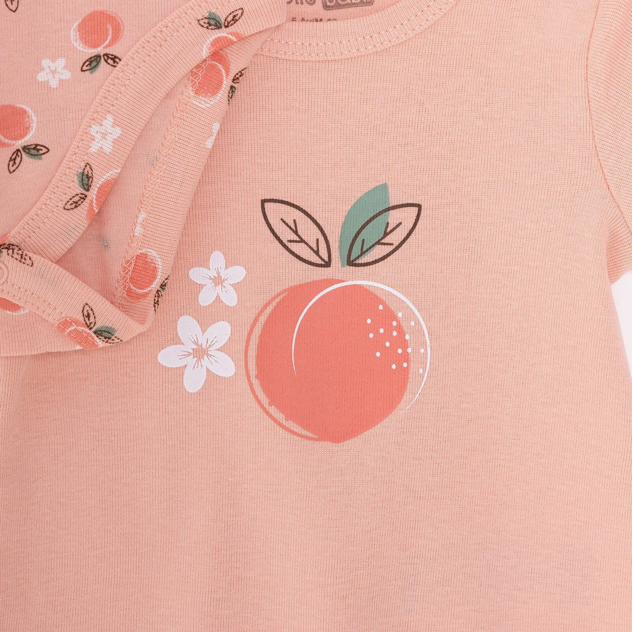 HelloBaby Baby Girl Short Sleeve Bodysuit 2 pcs - Pink - Miu Mau Collectibles