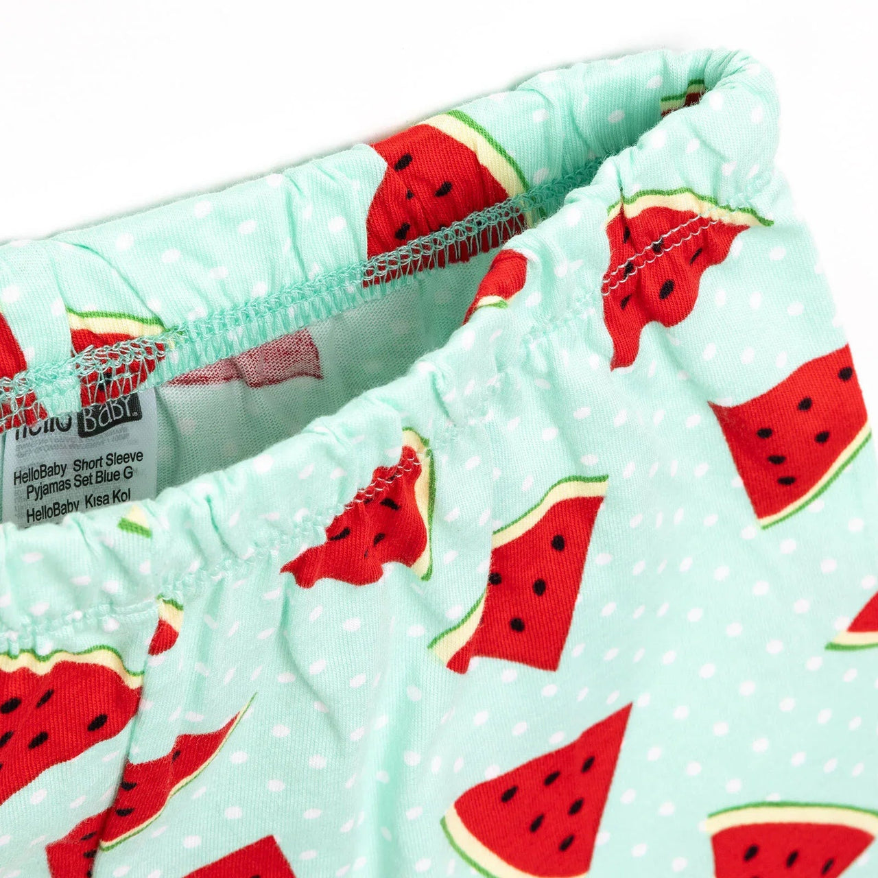 HelloBaby Baby Girl Short Sleeve Pyjamas Set - Blue - Miu Mau Collectibles