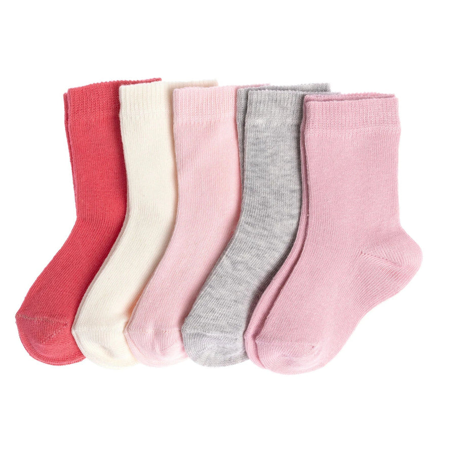 HelloBaby Baby Girl Socks 5 pcs - Pink - Miu Mau Collectibles