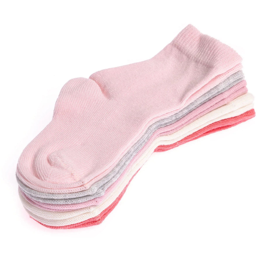 HelloBaby Baby Girl Socks 5 pcs - Pink - Miu Mau Collectibles