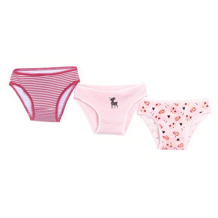 HelloBaby Baby Girl Underwear 3 pcs - Pink - Miu Mau Collectibles