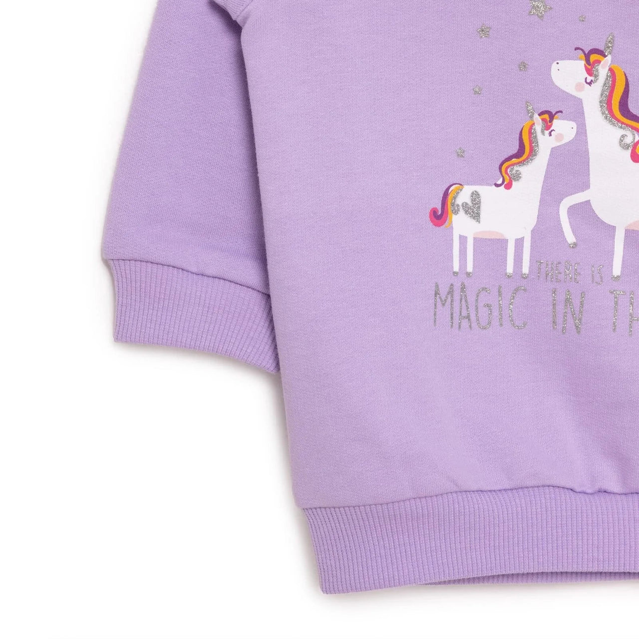 HelloBaby Baby Girl Unicorn Printed Sweatshirt - Purple - Miu Mau Collectibles