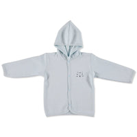 HelloBaby Basic Baby Boy Quilted Hooded - Light Blue - Miu Mau Collectibles