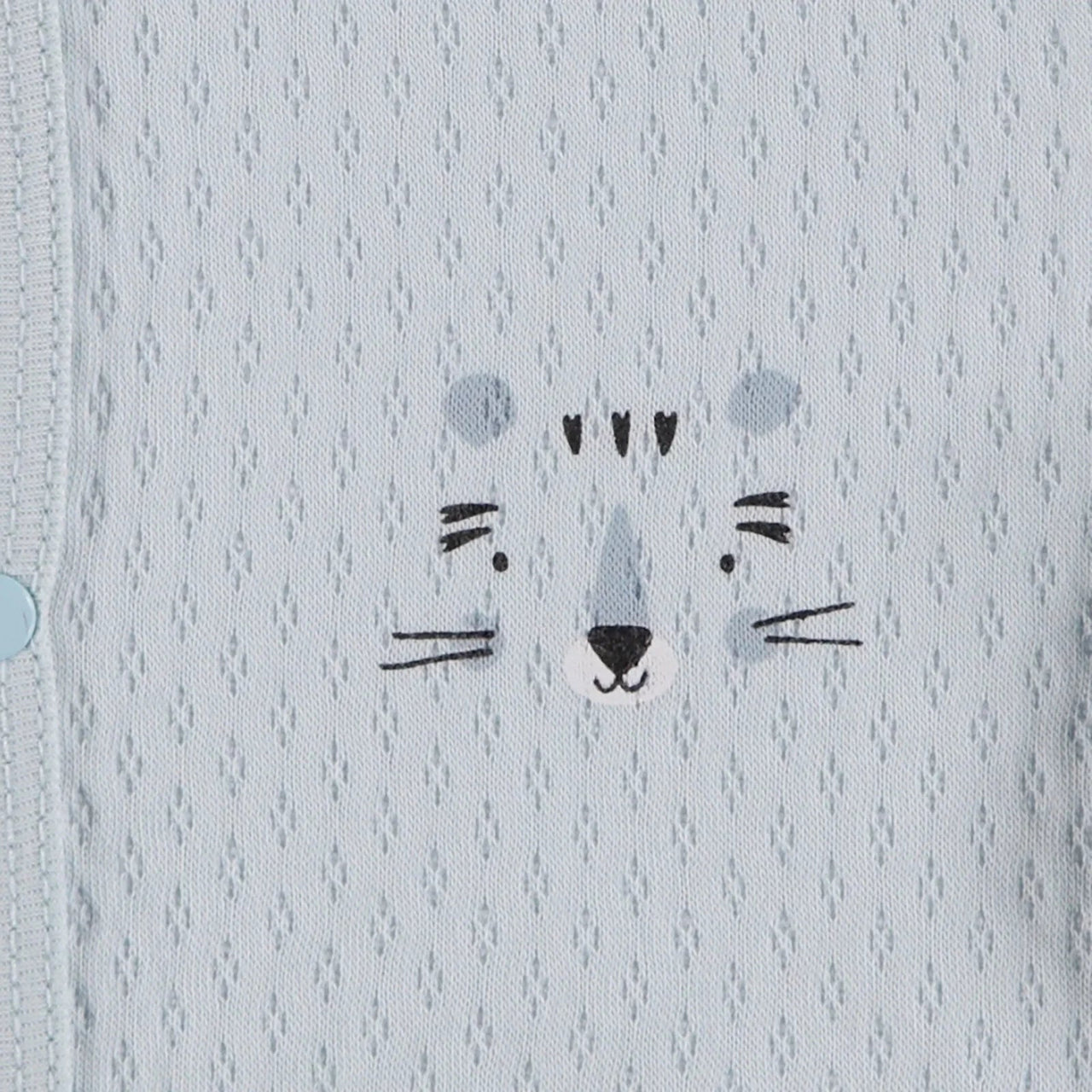 HelloBaby Basic Baby Boy Quilted Hooded - Light Blue - Miu Mau Collectibles