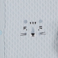 HelloBaby Basic Baby Boy Quilted Hooded - Light Blue - Miu Mau Collectibles