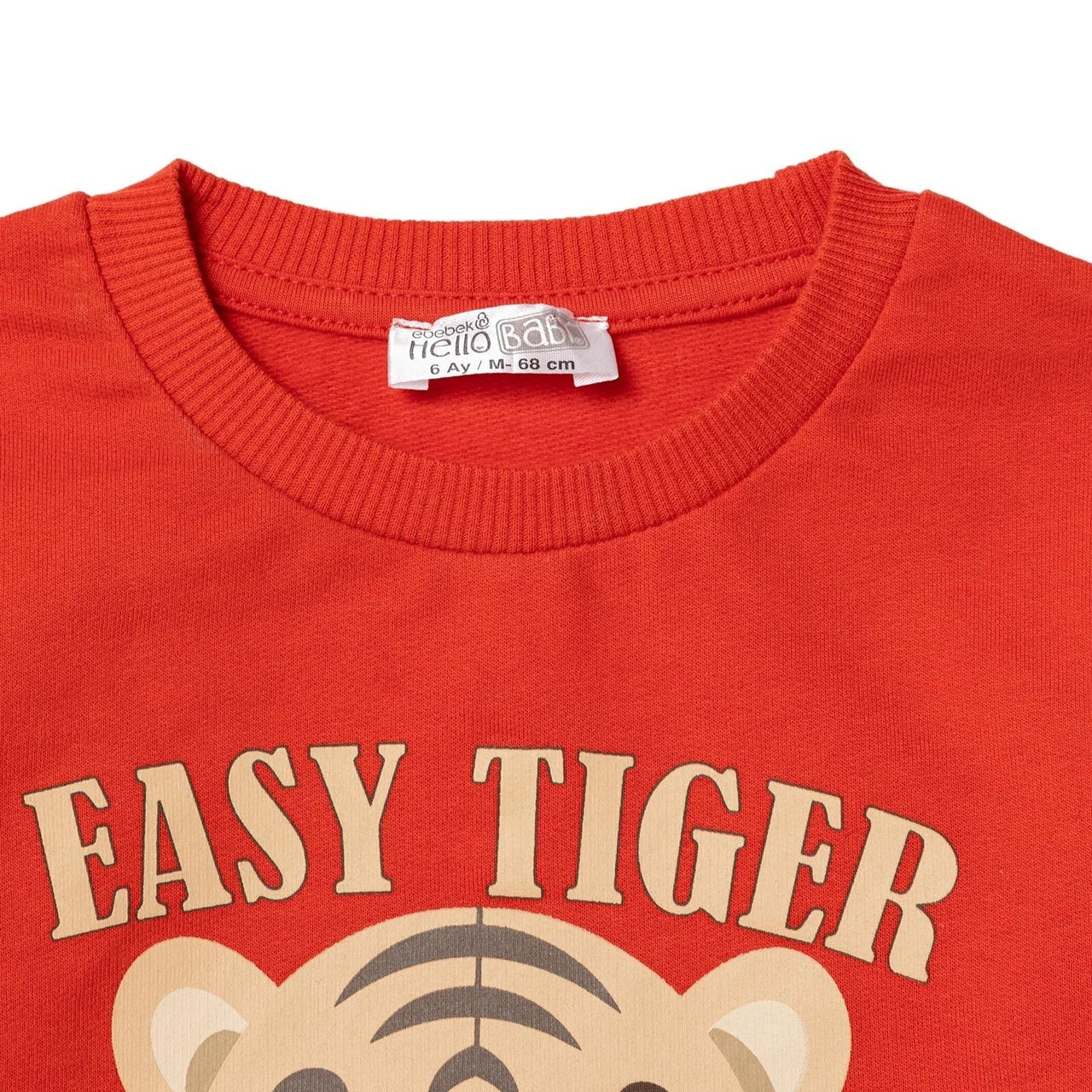 HelloBaby Basic Baby Boy Sweatshirt - Red - Miu Mau Collectibles