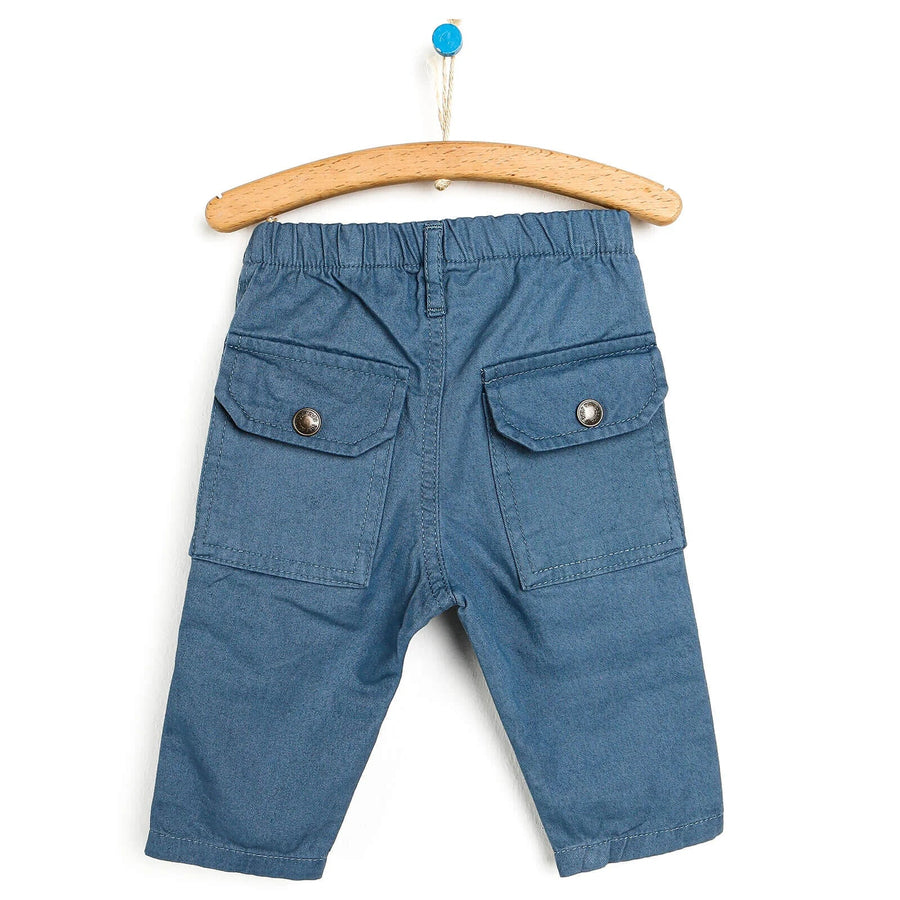 HelloBaby Basic Baby Boy Woven Pants - Dark Blue - Miu Mau Collectibles