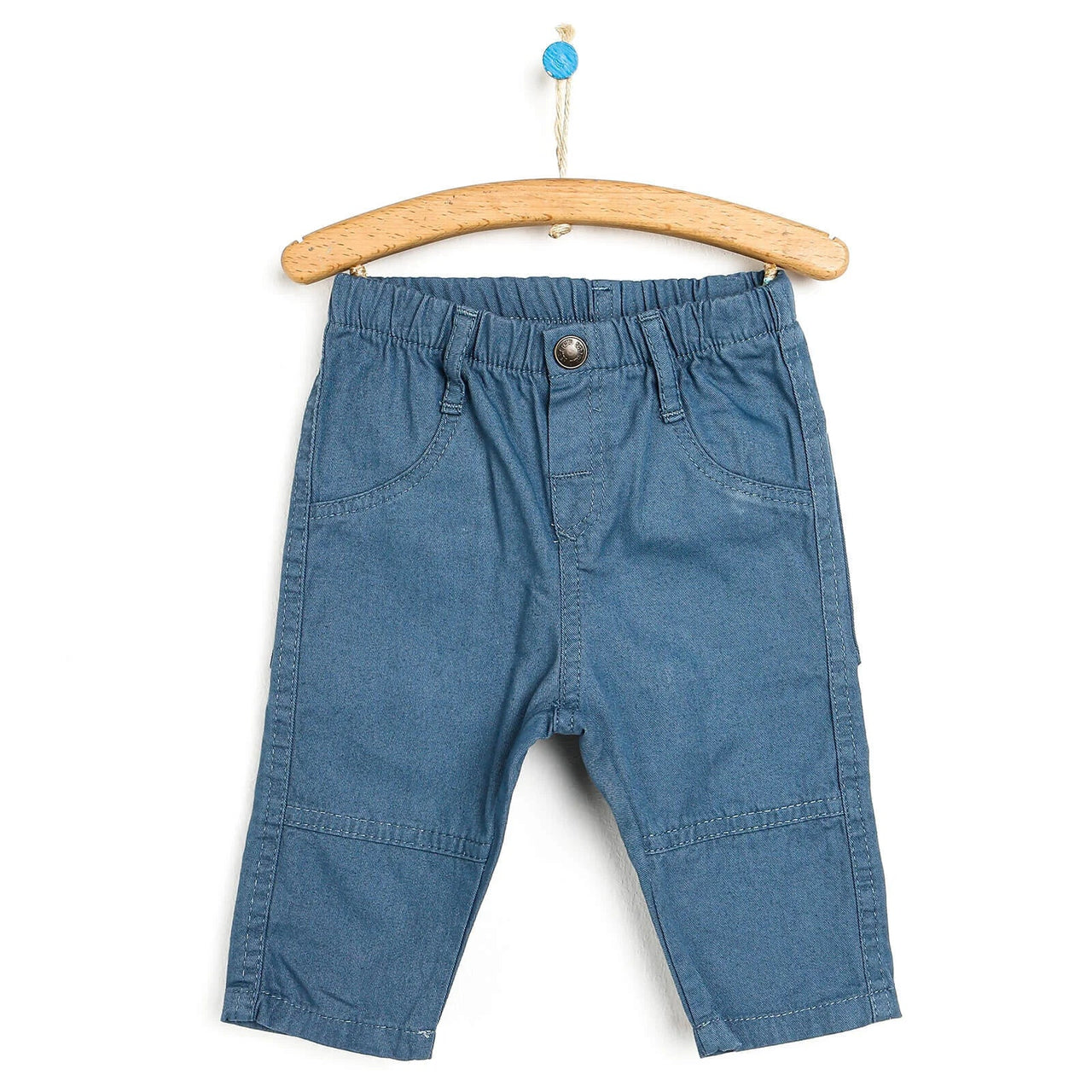 HelloBaby Basic Baby Boy Woven Pants - Dark Blue - Miu Mau Collectibles