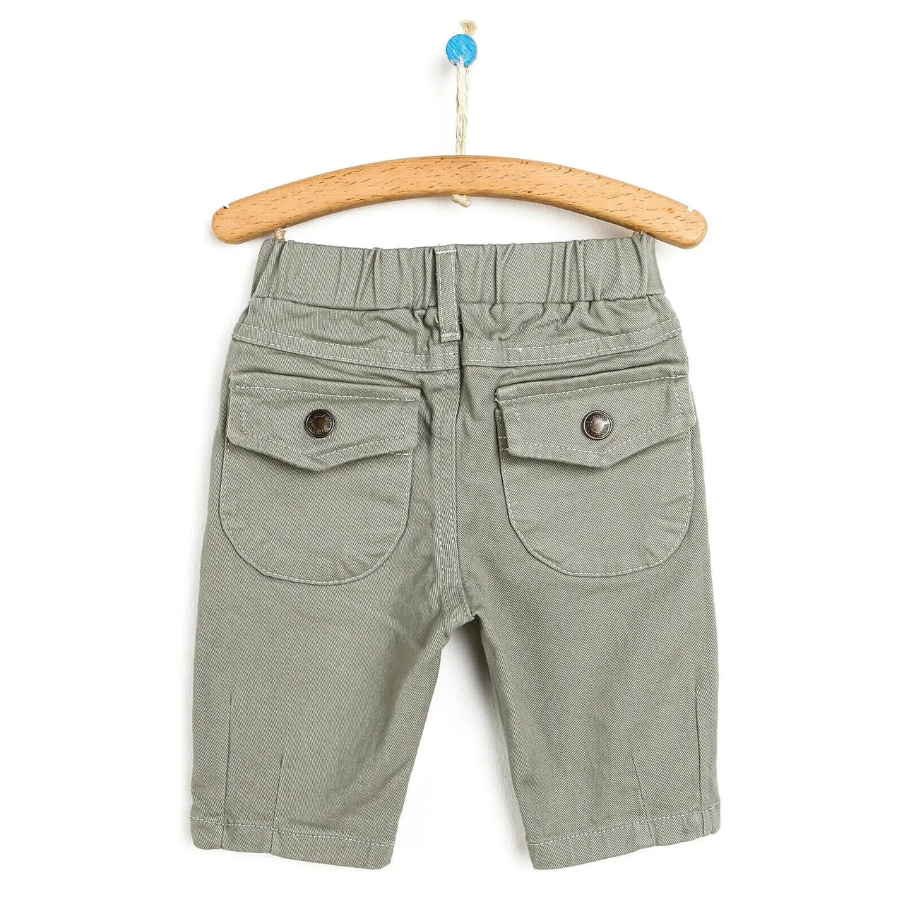 HelloBaby Basic Baby Boy Woven Pants - Dark Green - Miu Mau Collectibles