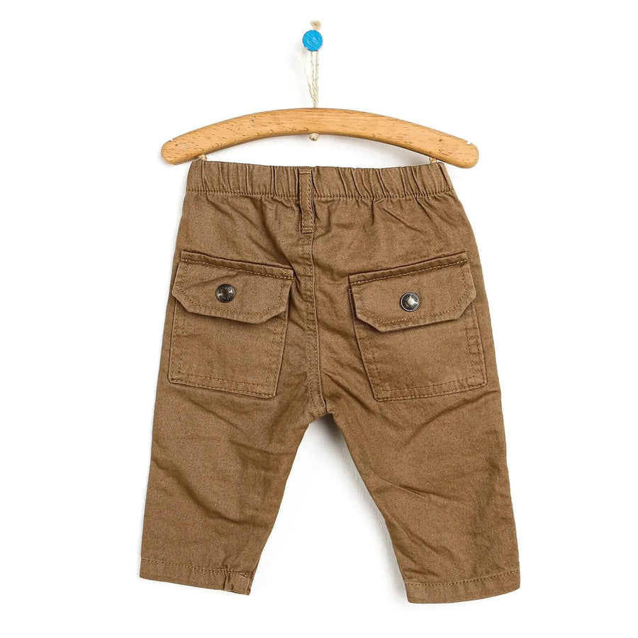 HelloBaby Basic Baby Boy Woven Pants - Light Brown - Miu Mau Collectibles