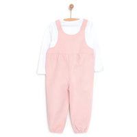 HelloBaby Basic Baby Girl Dungaree - Powder - Miu Mau Collectibles