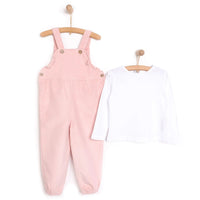 HelloBaby Basic Baby Girl Dungaree - Powder - Miu Mau Collectibles