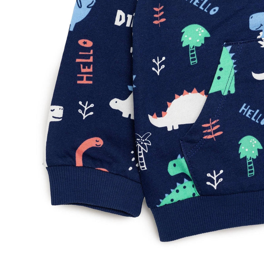 HelloBaby Basic Boy Dinosaur Patterned Jumpsuit - Printed - Miu Mau Collectibles