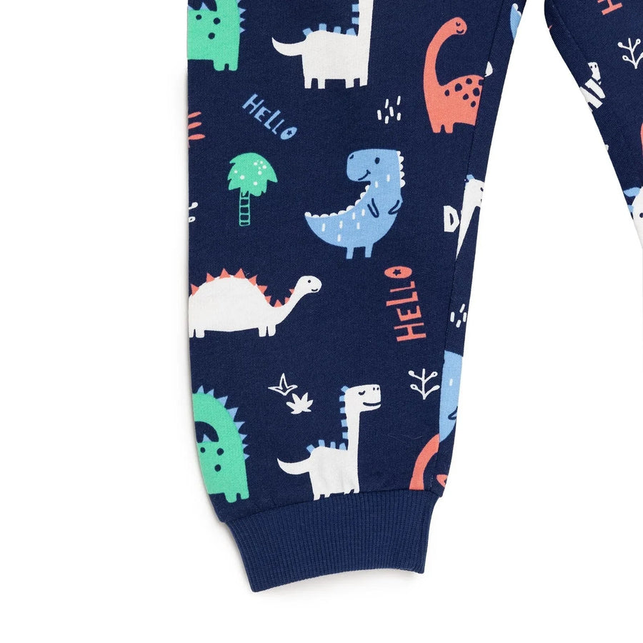 HelloBaby Basic Boy Dinosaur Patterned Jumpsuit - Printed - Miu Mau Collectibles